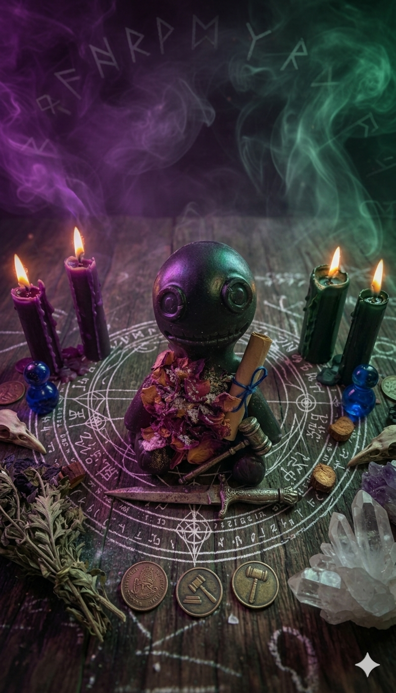 Gerichts Voodoo puppe