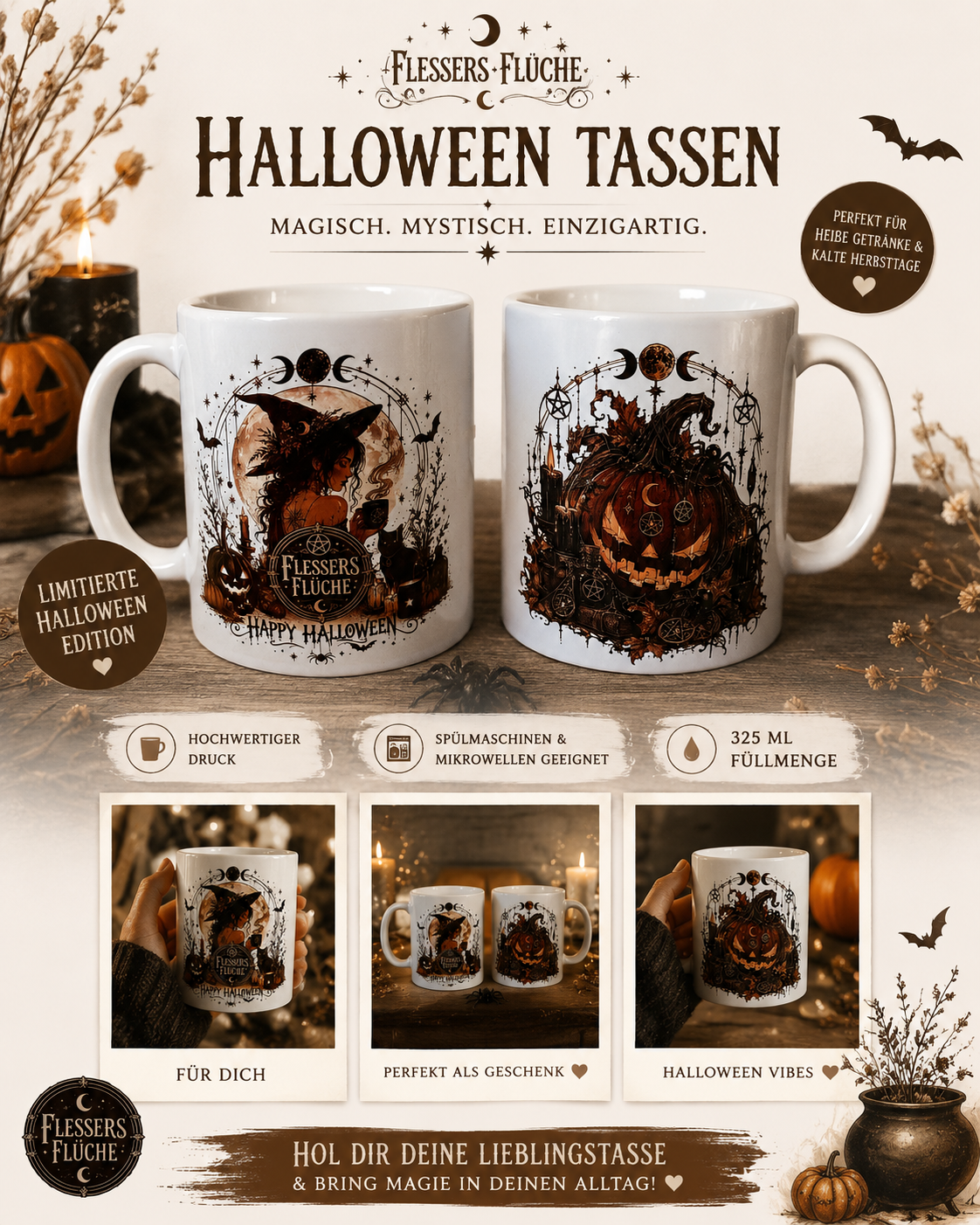 Halloween Tasse