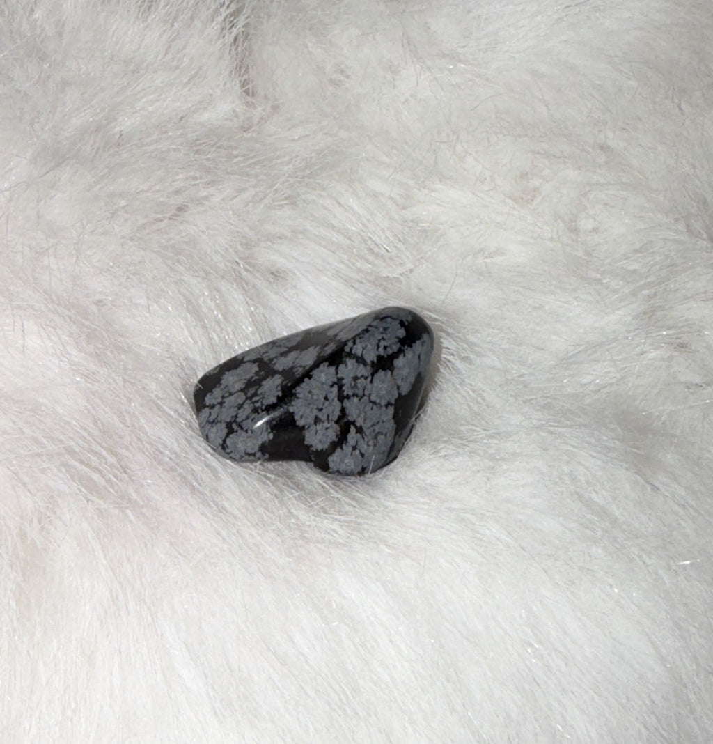 Schneeflocken-Obsidian Heilstein