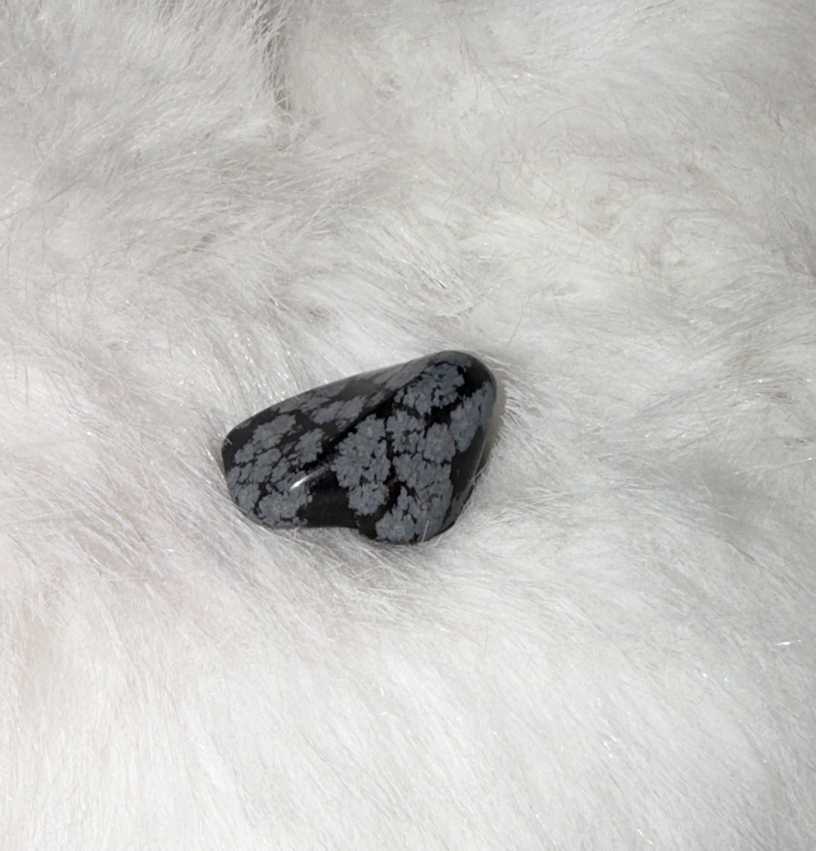 Schneeflocken-Obsidian Heilstein